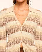 Versatile Plaid Button-Down Shirt