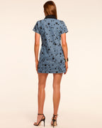 ‌Luxury Beaded Floral Embellished Shirt