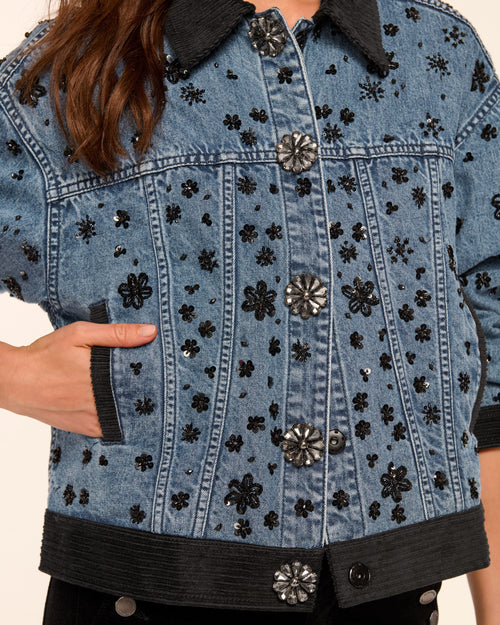 Beaded Flower Luxury Relaxed Set