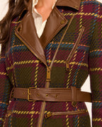 Attitude-Boarding Plaid Punk Rock Coat