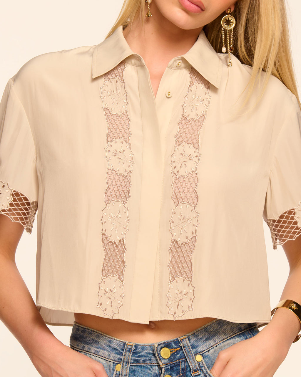 WorkWeekend Versatility Cropped Shirt