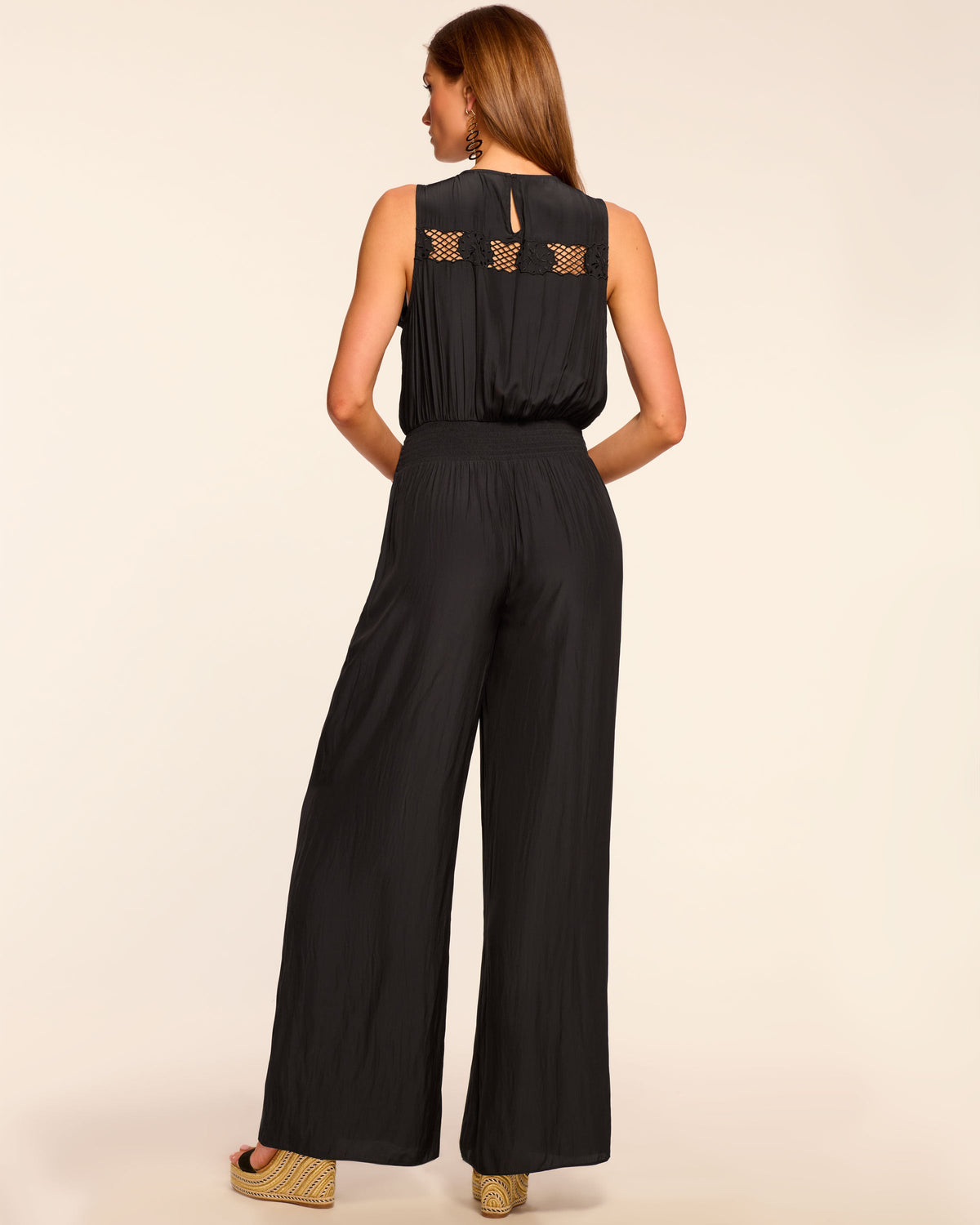 Elastic Waist Vacation Jumpsuit