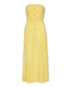 Smocked Back Crepe Summer Dress