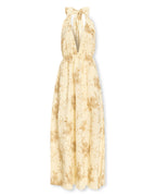 ‌Plunging Slit Summer Dress