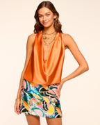 Seasonal Silky Halter Top