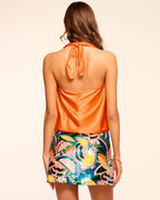 Seasonal Silky Halter Top