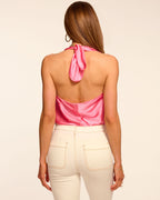 Seasonal Silky Halter Top