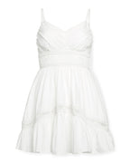 Embellished Garden Satin Dress
