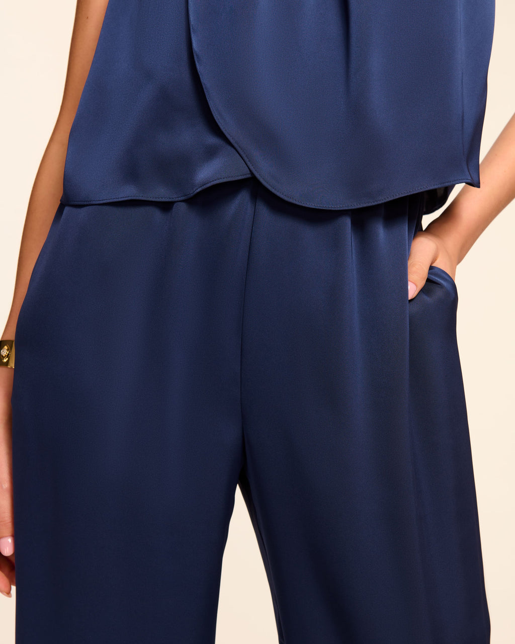 Petal Wide-Leg Jumpsuit