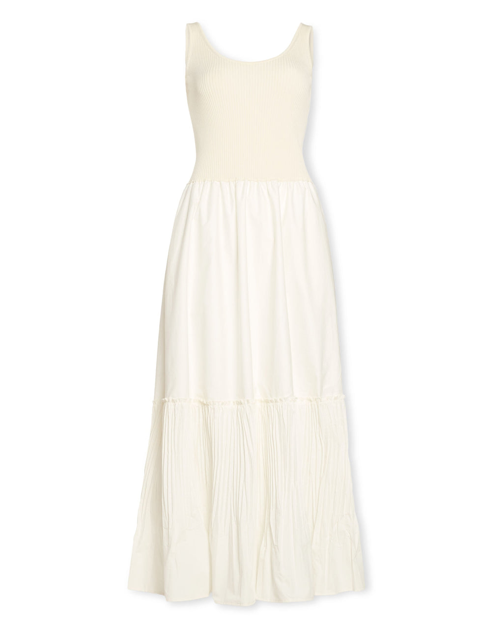 Summer Comfort Knit Sleeveless Dress