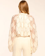 Shimmer V-Neck Everyday Top