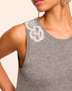 Sleeveless Stretchy Lace Dress