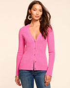 V-Neck Stretch Cardigan