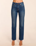 Flattering Straight Leg Jean with Pockets