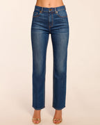 Flattering Straight Leg Jean with Pockets