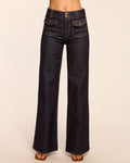 Effortless Cool Contrast Stitch Pants
