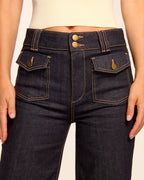 Effortless Cool Contrast Stitch Pants