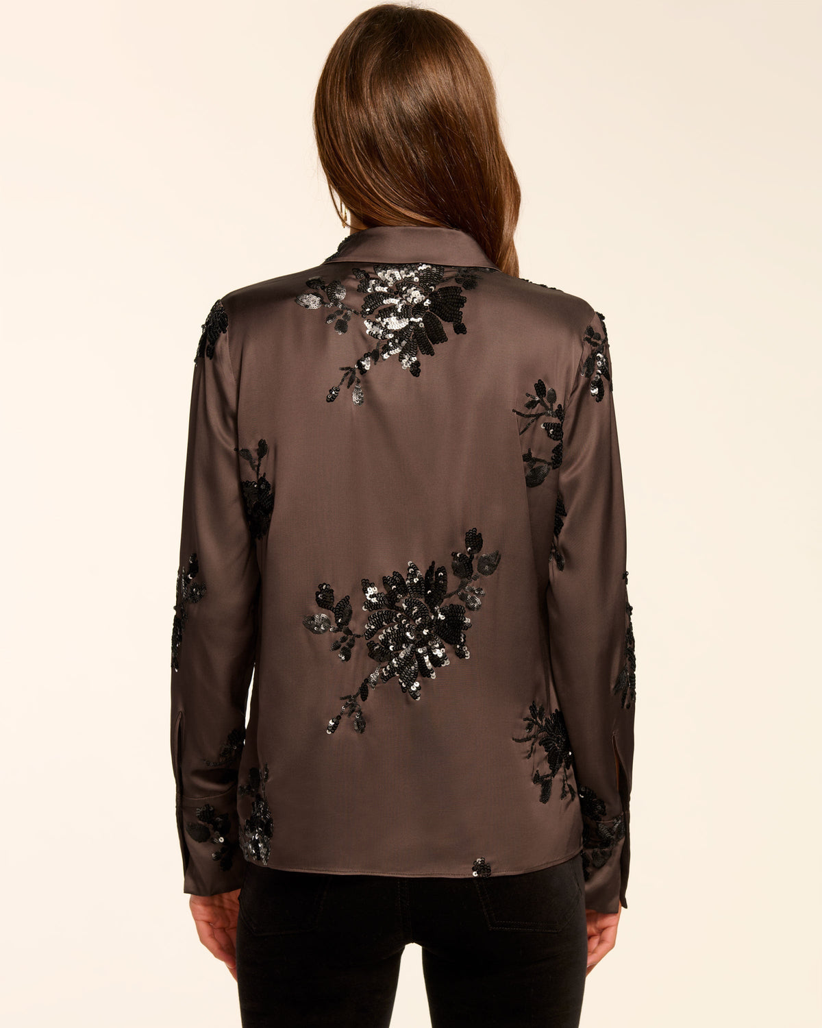 Artistic Boho Brown Top