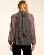Timeless Polka Dot Work Weekend Top