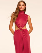 Elegant Side Cutout Wedding Dress