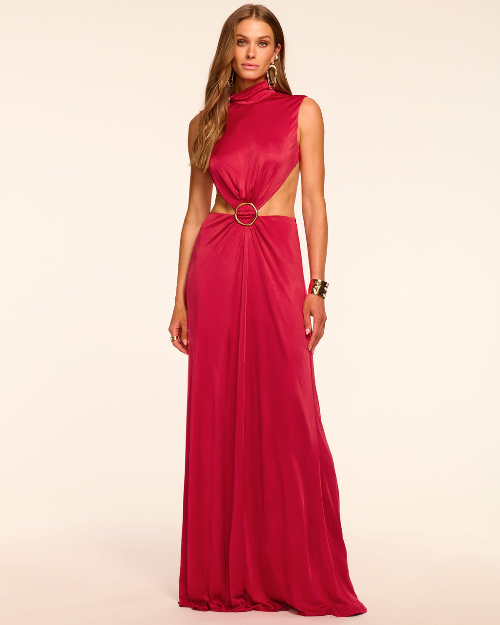 Elegant Side Cutout Wedding Dress