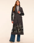 Elevated Shine Ombr Paillette Wool Blend Coat