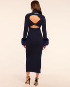 Cozy Chic Faux Fur Dress