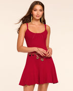 Ribbed Knit Day-Night Dress