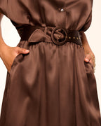Functional Pockets Chic Cardigan Dress