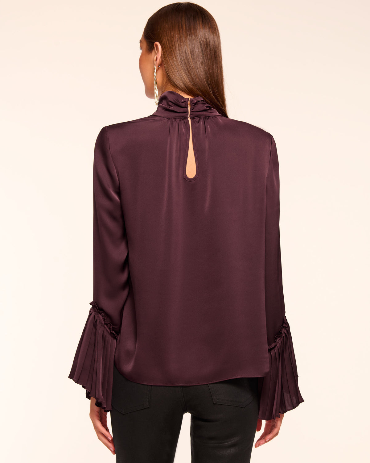 Romantic Ruched Satin Date Night Dress