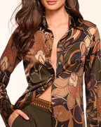 ‌Luxury Silk Polished Shirt