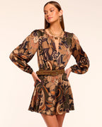 Silk Luxury Bohemian Elegance Dress
