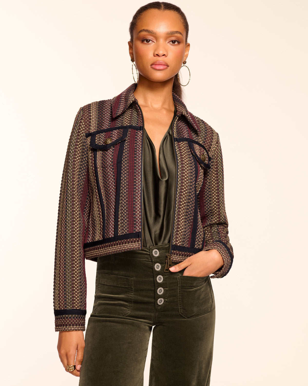 Structured Tweed Skirt for Chic Layering