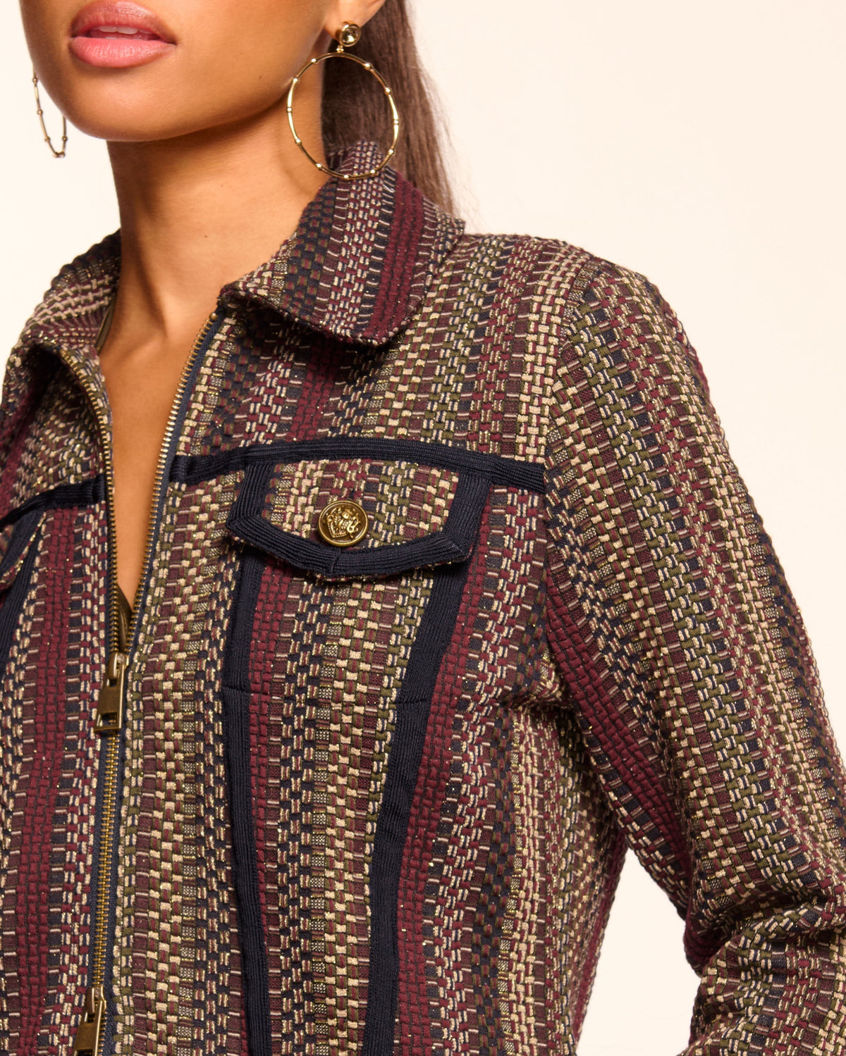 Structured Tweed Skirt for Chic Layering