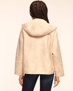 Soft Faux Fur Reversible Jacket with Pockets