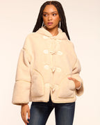 Soft Faux Fur Reversible Jacket with Pockets