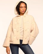 Soft Faux Fur Reversible Jacket with Pockets