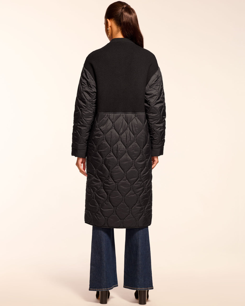 Removable Scarf Long Puffer