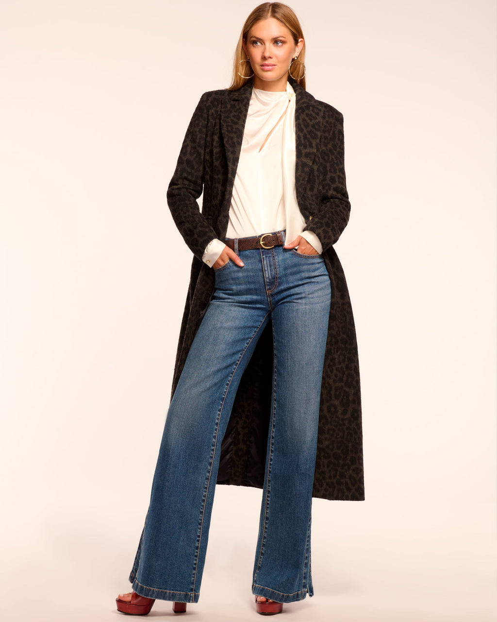 Commanding Presence Animal Print Wool Jacket