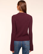 ‌Luxurious Cashmere Flared Sleeve Sweater