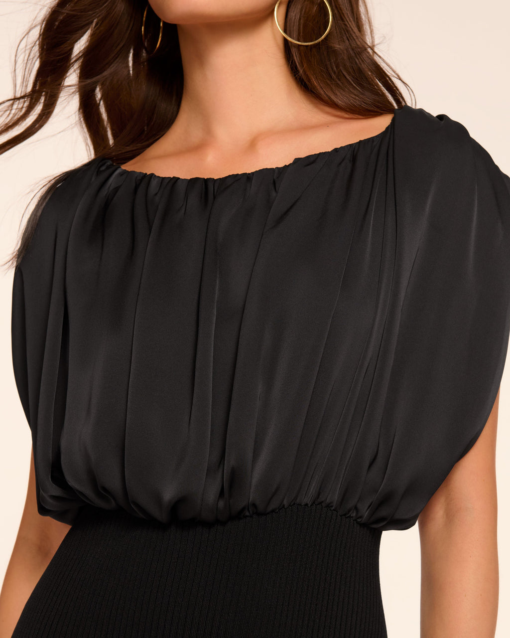 Ruching Ribbed Comfort Set