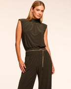 Sleeveless Silhouette Smart Chic