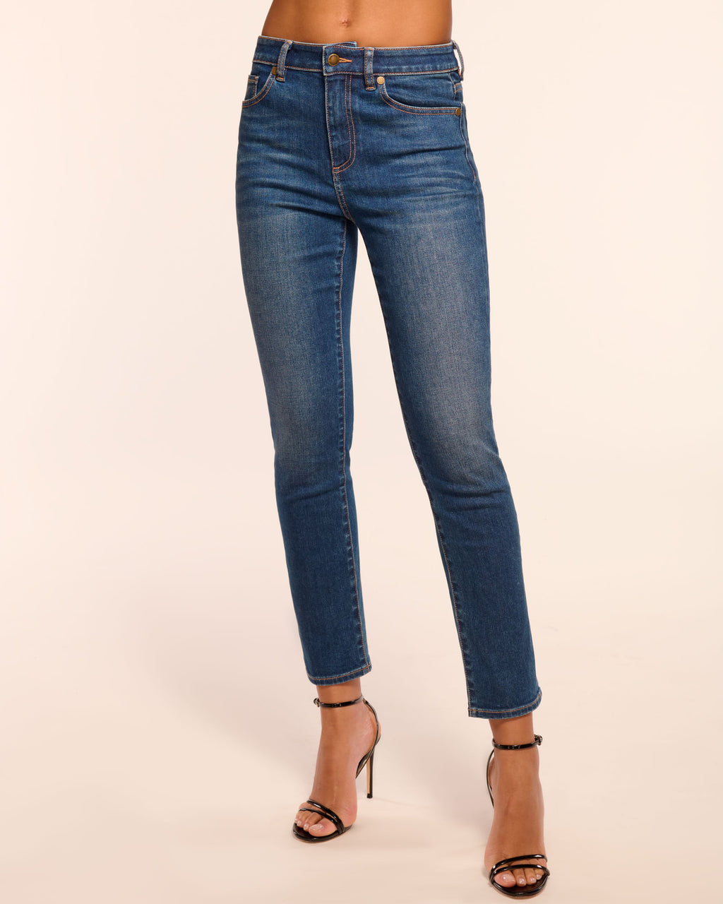 Slim-Straight Denim with Comfortable Stretch Fabric