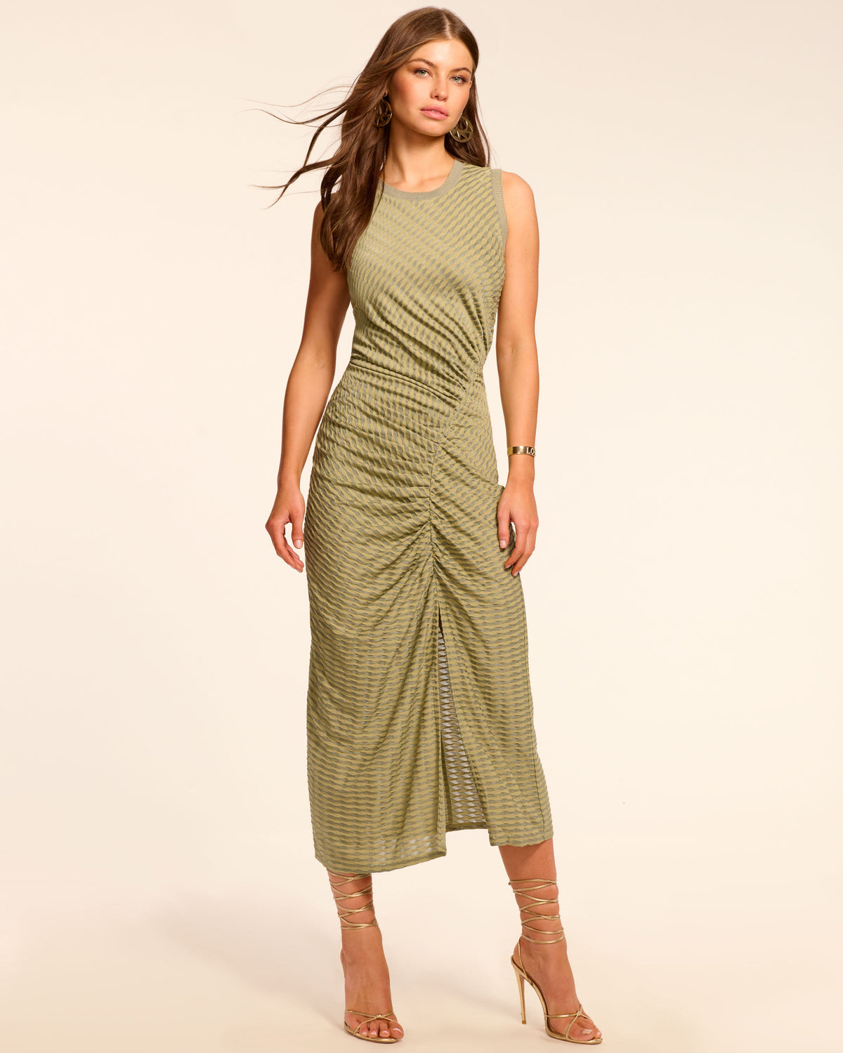 Body-Sculpting Center Slit Party Dress