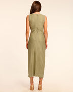 Body-Sculpting Center Slit Party Dress