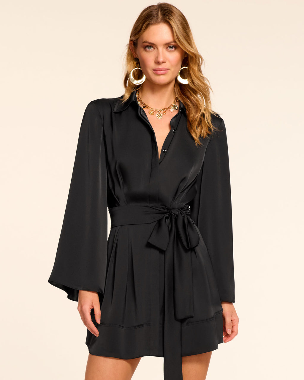 ‌Vintage Bell Sleeve Dress