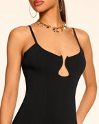 Minimalist Cutout Viscose Dress