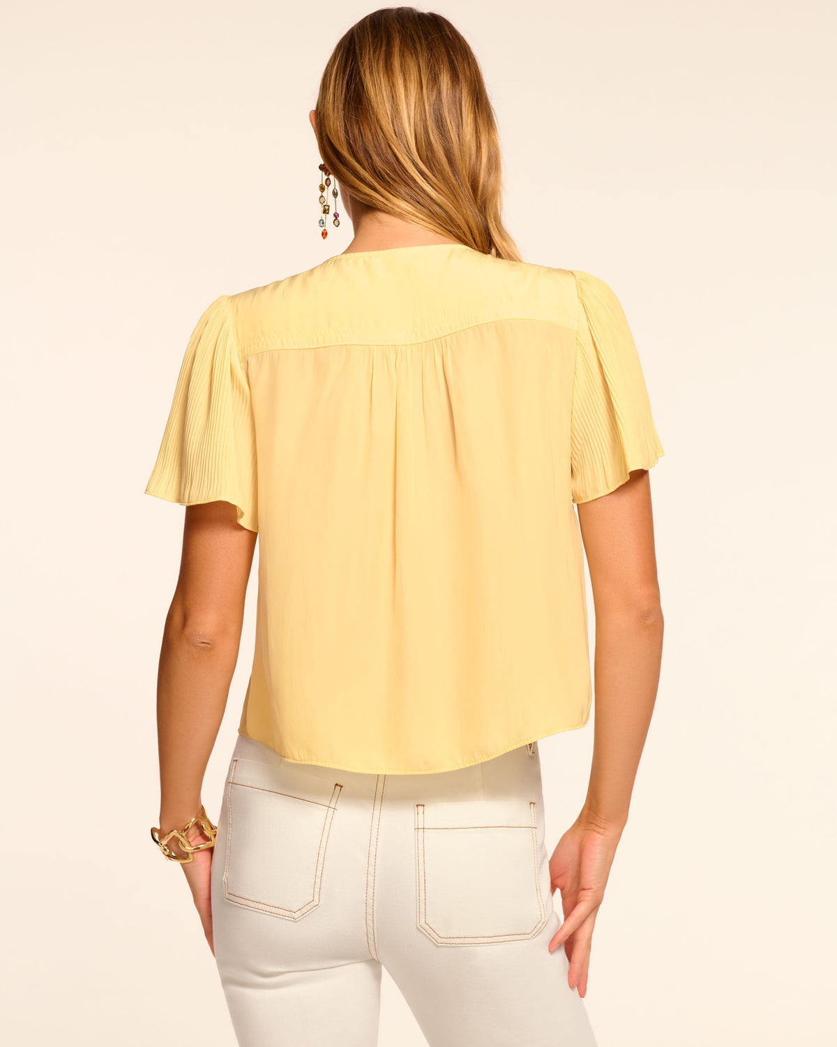 ‌Lightweight Flutter Sleeve Top