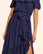 Romantic Off-Shoulder Garden Dress