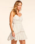 Embellished Garden Satin Dress